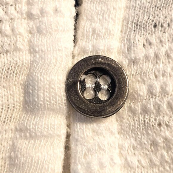 Pol White M Peasant Top Boho Embroidered Festival Cottagecore Romantic - Picture 12 of 15